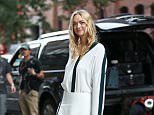 NEW YORK, NY - SEPTEMBER 12:  Australian model, Gemma Ward arrives at the Dion Lee fashion show on September 12, 2015 in New York City.  (Photo by BM1/Getty Images/GC Images)